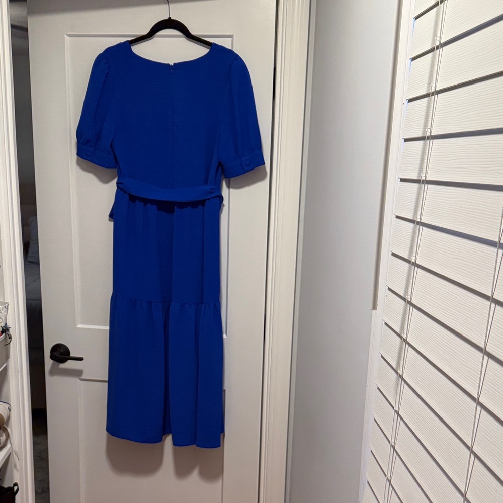 DKNY Vibrant Blue Midi Dress - Picture 4 of 4